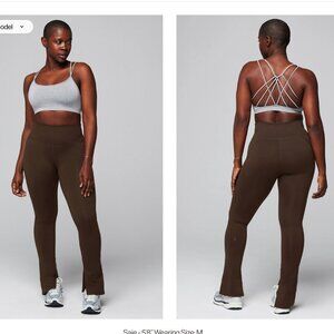 Fabletics | Define PowerHold® Split Hem Legging in Cacao Brown